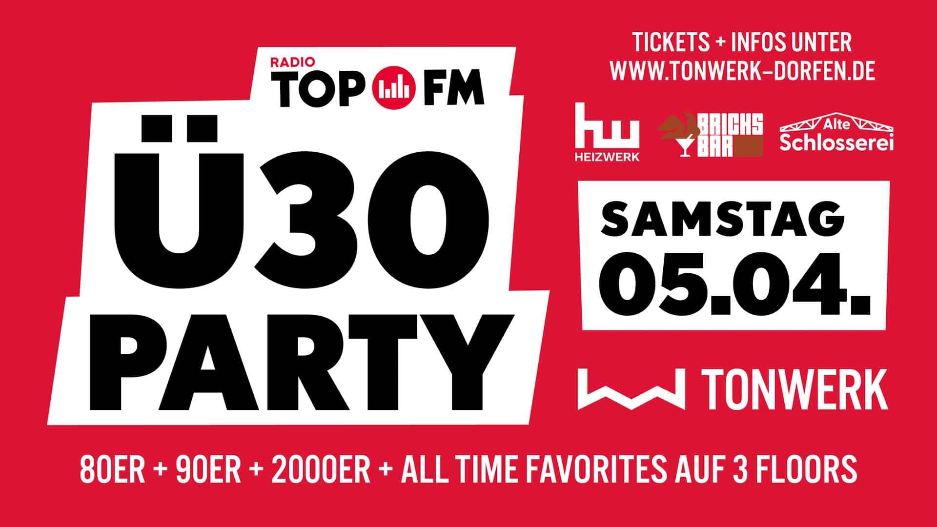 Ü30 Party im Heizwerk Club