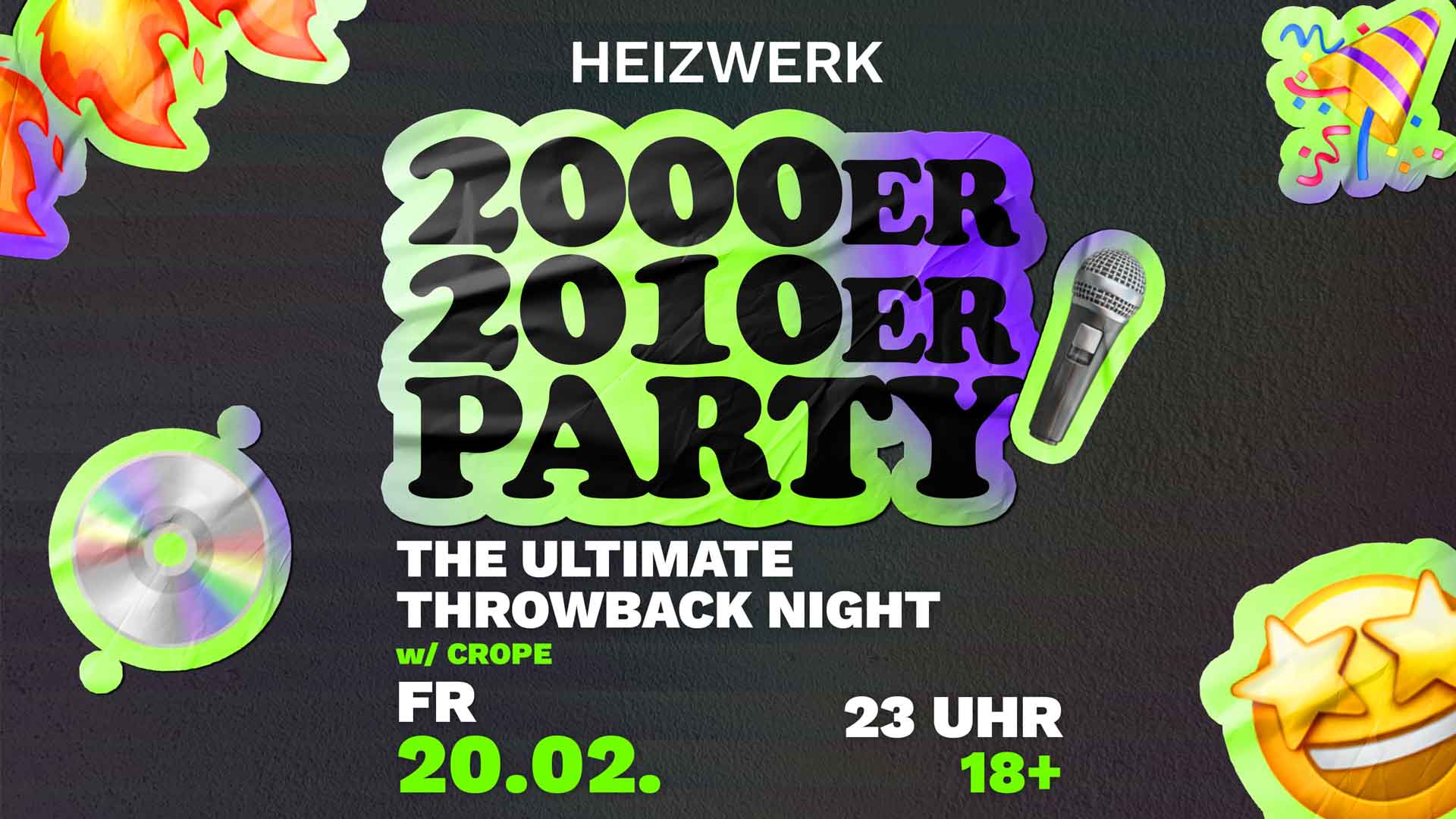 Ü30 Party im Heizwerk Club
