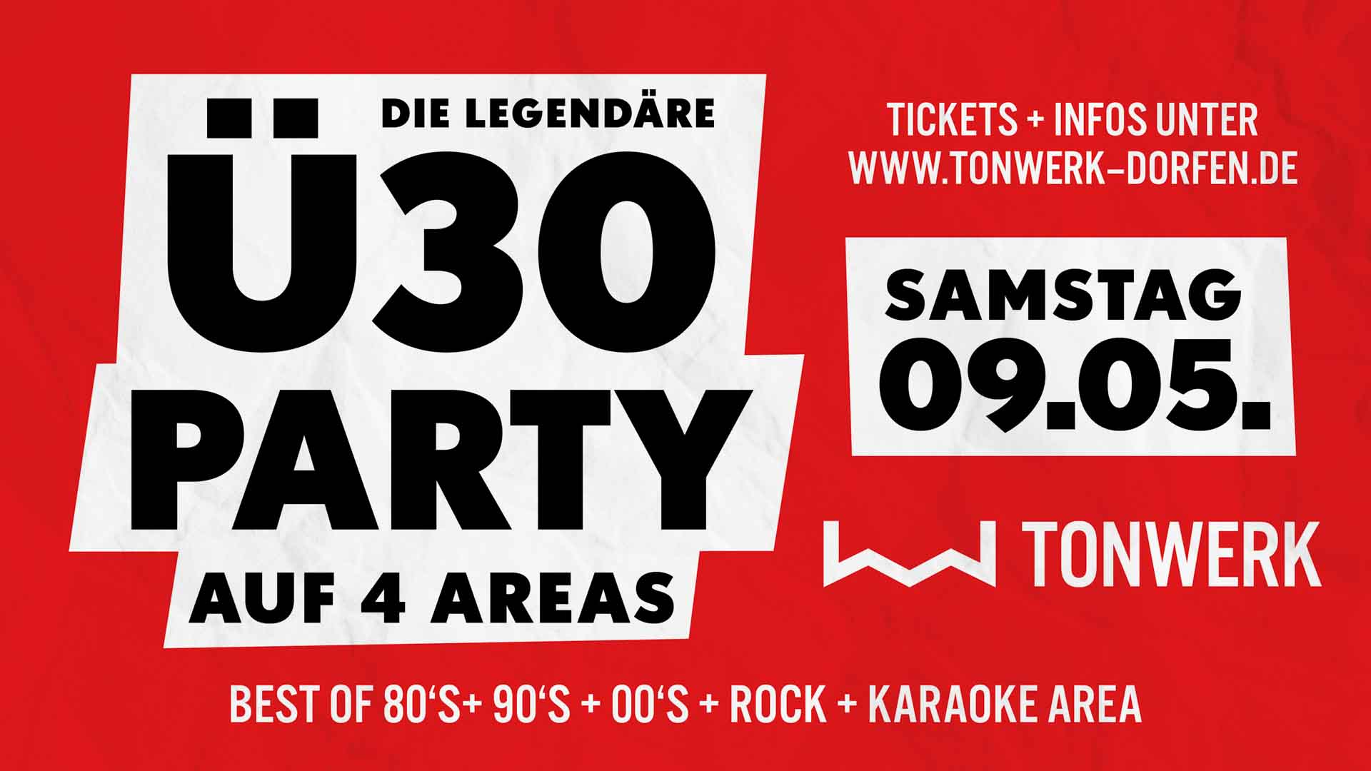 Ü30 Party im Heizwerk Club