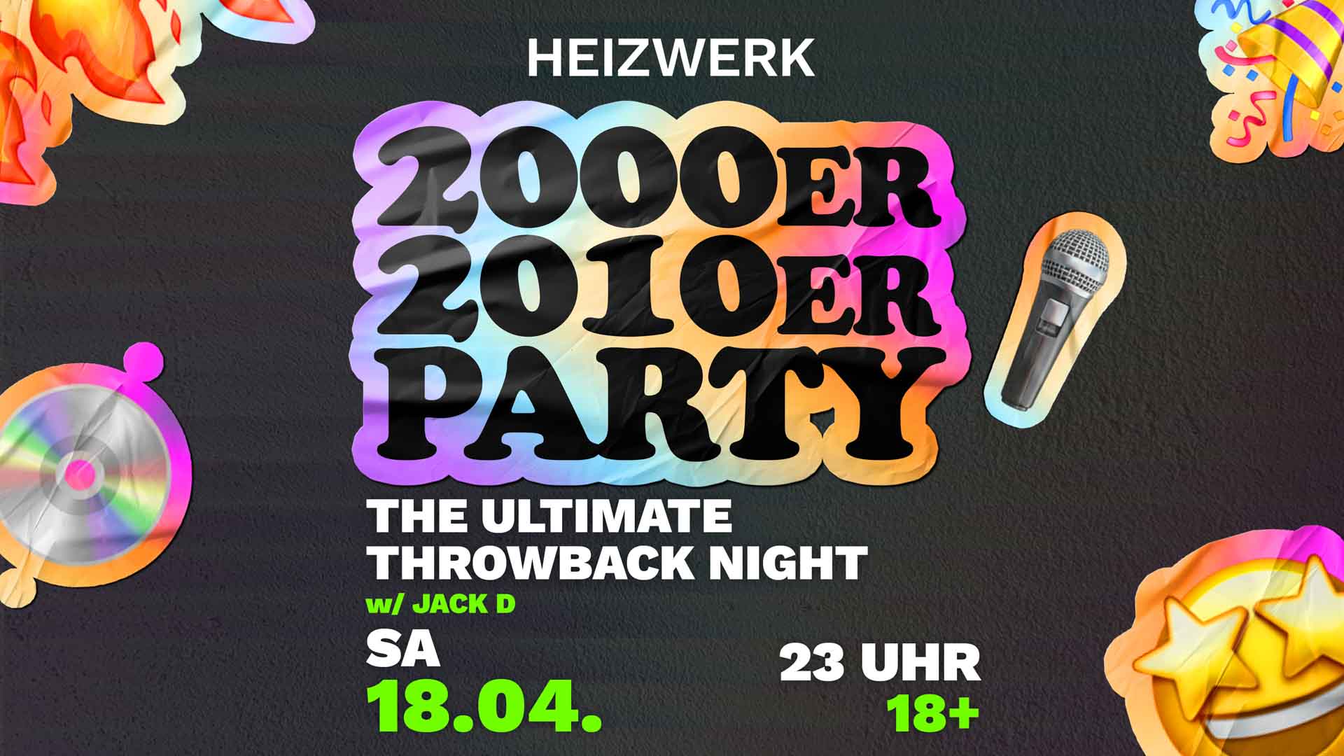 Ü30 Party im Heizwerk Club